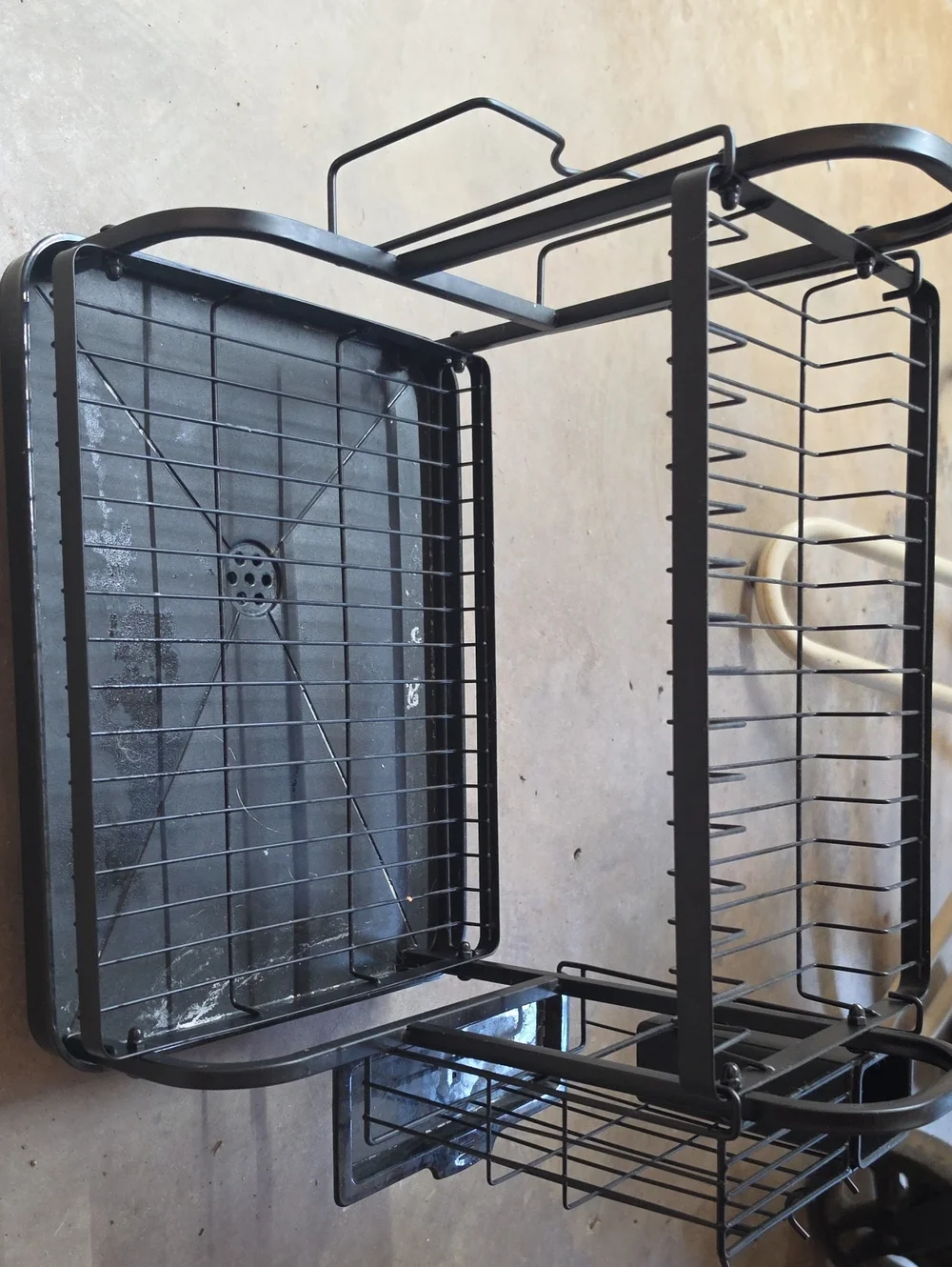 Black Over-Sink Dish Drying Rack - Brand Unspecified